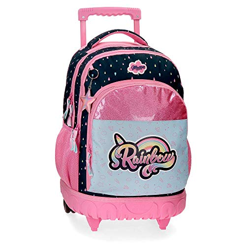 MOVOM Mochila 2 Ruedas Rainbow  Color Multicolor