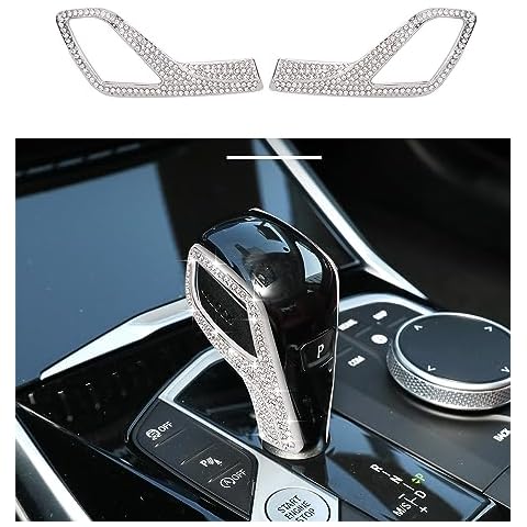 CONGCONG for BMW Gear Box Shifter Bling Crystal Accessory Interior Cover Fit BMW 330 i 2020-2022/X3 2021-2022/430 2021-2022/ X4 2022-2023/ X5 2019-2023/X6 2020-2023 Cover