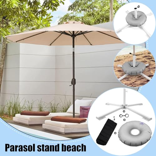 Support de parasol de plage portable et stable pour camping et terrasse - 3