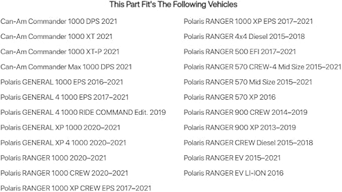Miniatura 2 de Assault Industries 101005SM07215 Espejo lateral convexo negrocrudo Sidewinder (Polaris General)