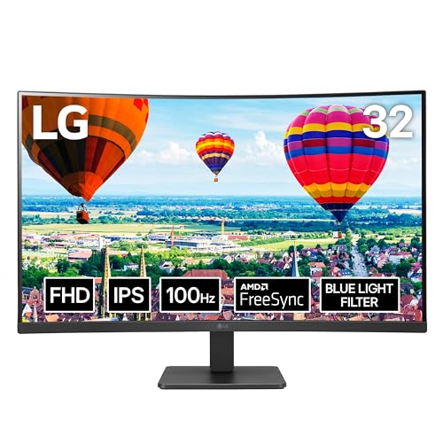LG 32MR51CA 31.5” Full HD VA Curved Monitor with AMD FreeSync and 100Hz Refresh Rate