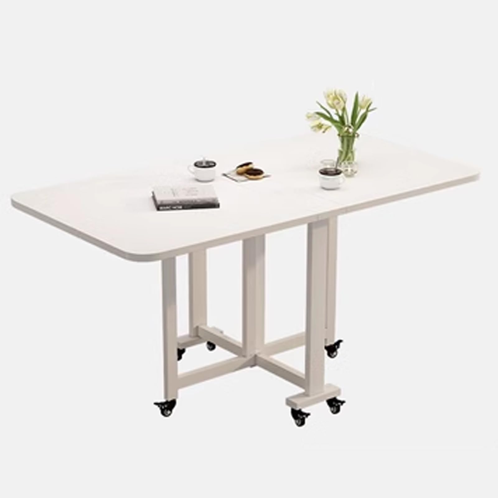 Table pliante gain de place à abattants pour petit espace