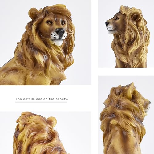 Estatua de León en Resina para Decoración miniatura 3