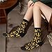 AHUNARLOP Pittsburgh Skyline 412 Socks, Unisex Adult Crew Socks, Cotton Cozy Casual Sock