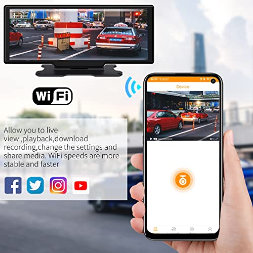 Dashcam 4K Écran Connecté Carplay et Android Auto Premium XRC Tech - 4