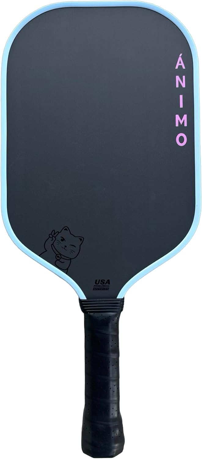 Ánimo Pickleball Paddle Raw Toray T700 Carbon Fiber Thermorformed