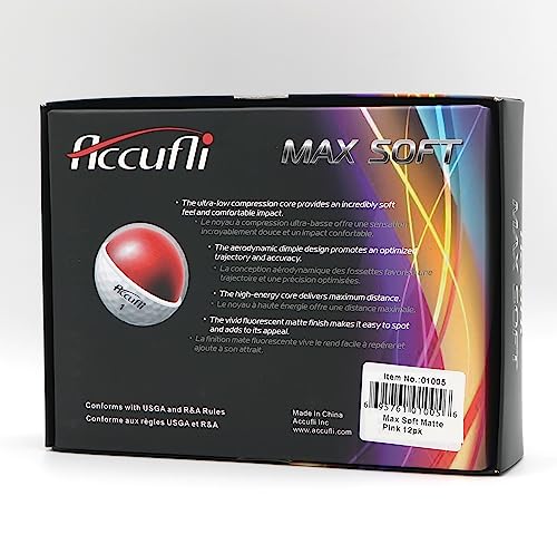 Image of ACCUFLI Max Soft Matte Golf Balls