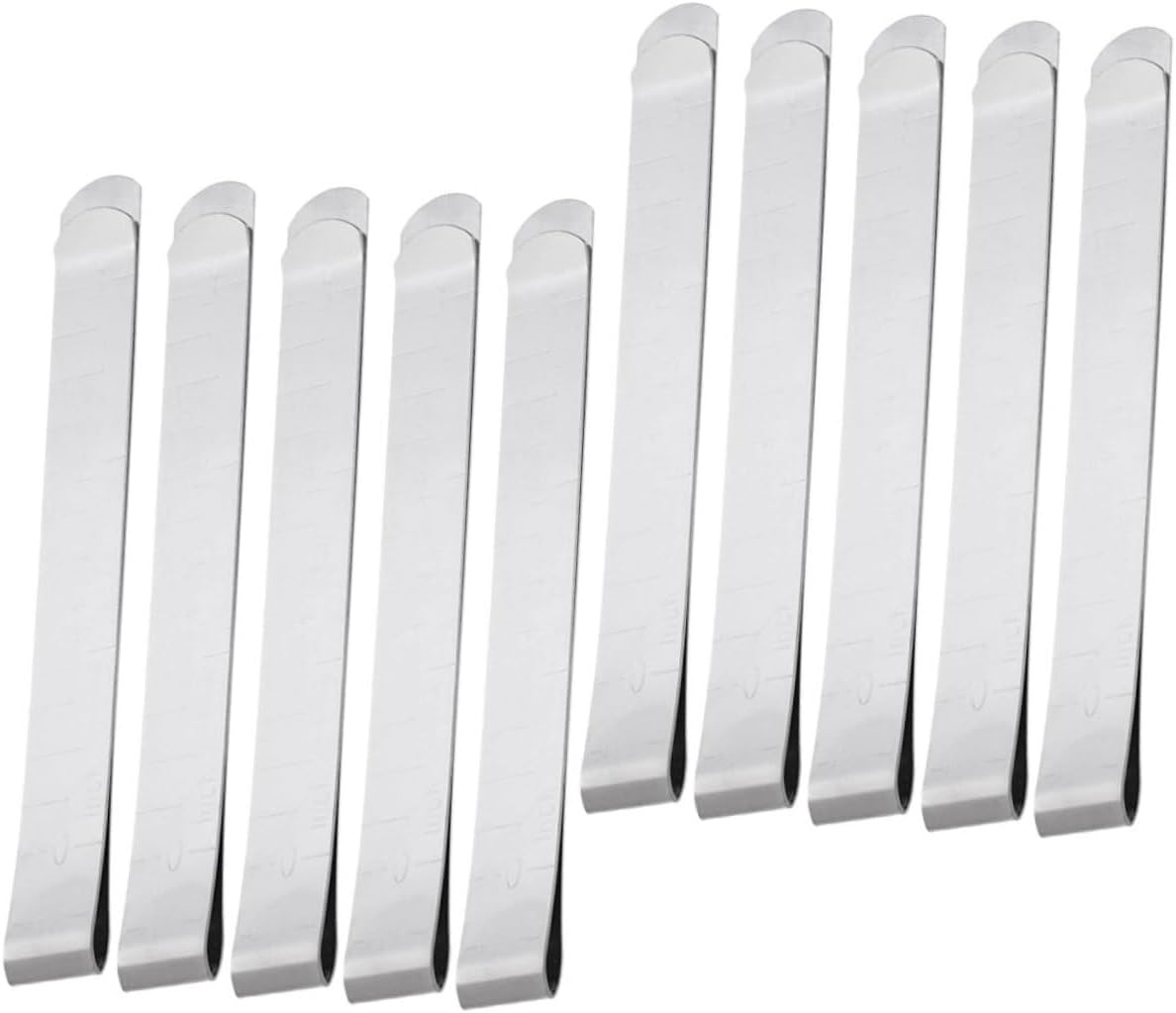 10 Piece Stainless Steel Cotton Candy Clips for Outdoor Events