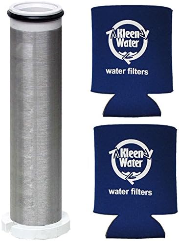 Pantalla de repuesto KleenWater 100 de malla de acero inoxidable de 1 1/8 pulgadas de ancho x 5 1/8 pulgadas de largo, compatible con Rusco, fuente
