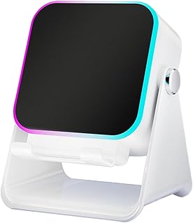 Altavoz de inducción – 4,76 x 2,87 x 2,32 pulgadas plegable Audio Stand, Smartphone Bracket Station, Long Lasting Wirele...