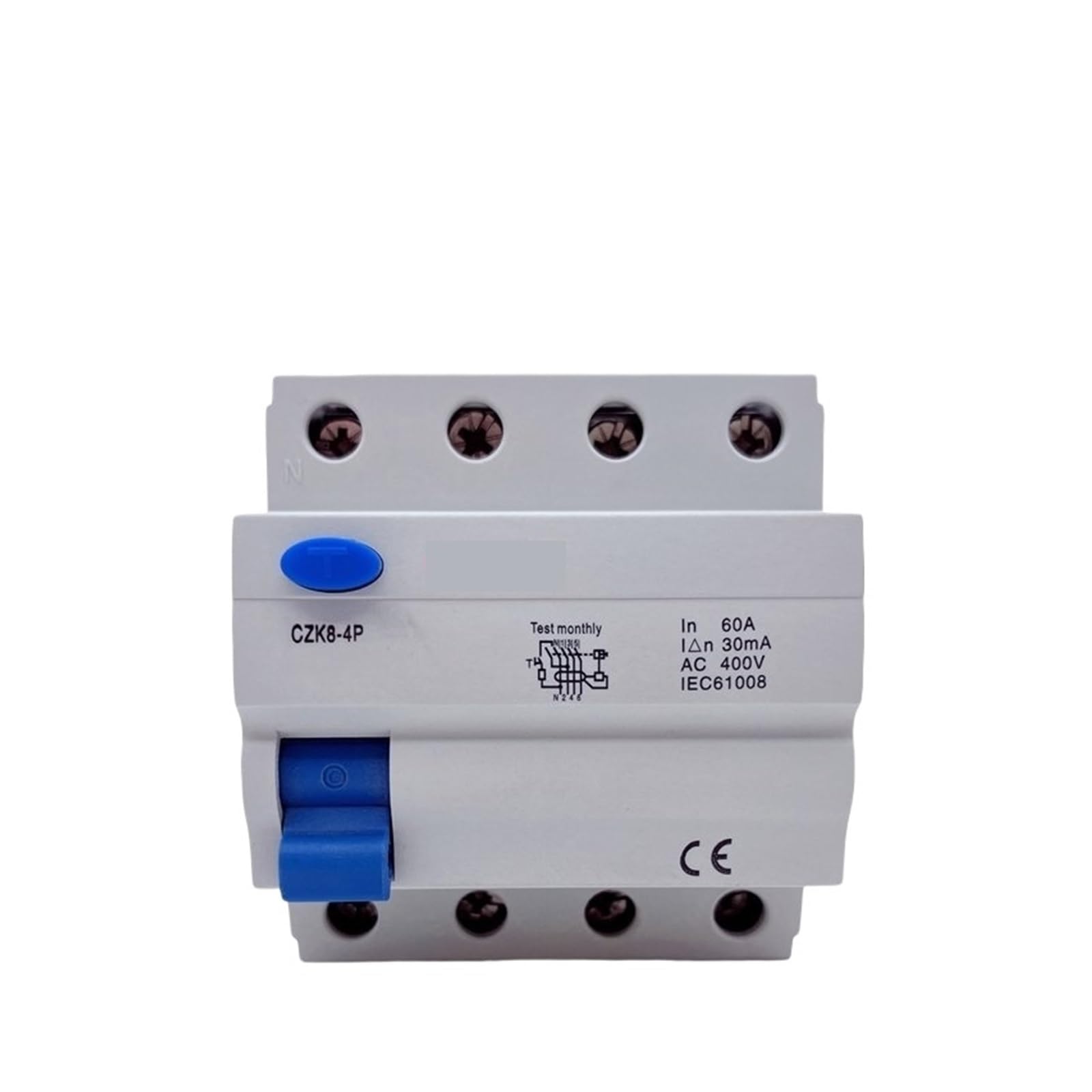 RCCB 4P Type B MYRRHE disjoncteur différentiel pour système photovoltaïque