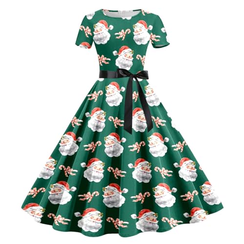 Robe de soirée manches courtes coupe évasée style années 50 pour confort et fluidité