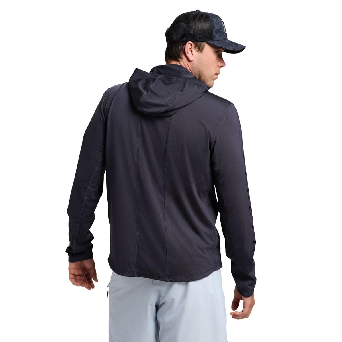 Beretta Keys Flex - Sudadera con capucha transpirable de secado rápido UPF 50+ para hombre, protección solar, casual, para exteriores, activa, manga larga, rendimiento