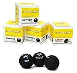 Squash Dunlop Pro Double - Pelotas de squash (3 unidades)