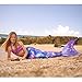 Fin Fun Limited Edition Mermaid Tail for Swimming for Girls and Kids Without Monofin, 12, Lunar Tide