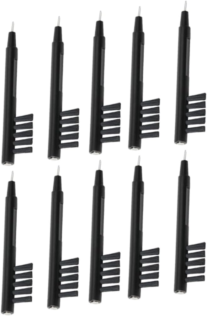 GLEAVI 20pcs Hearing Amplifier Cleaning Brush Wax Aid Amplifier Cleaning Kit Gentle Removal of Buildup
