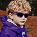 WAYIKK Fashionable Children's Sports Sunglasses Outdoor Shading UV Protection Polarized Children's Sunglasses,4