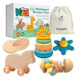 nivakid Juguetes Montessori para Bebés 3-36 Meses, Seguro y Duradero