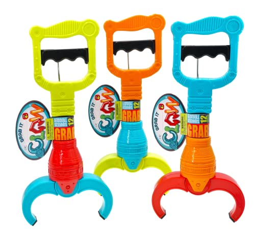 Image of JA-RU Grab It Claw Grabber Toy (12 Pack) - 12 Inch Robot Claw Grabber Pickup Tool for Kids, Hand Eye Coordination Toys, Robot Party Favors, Birthday Gifts & Classroom Prizes. 5617-12s