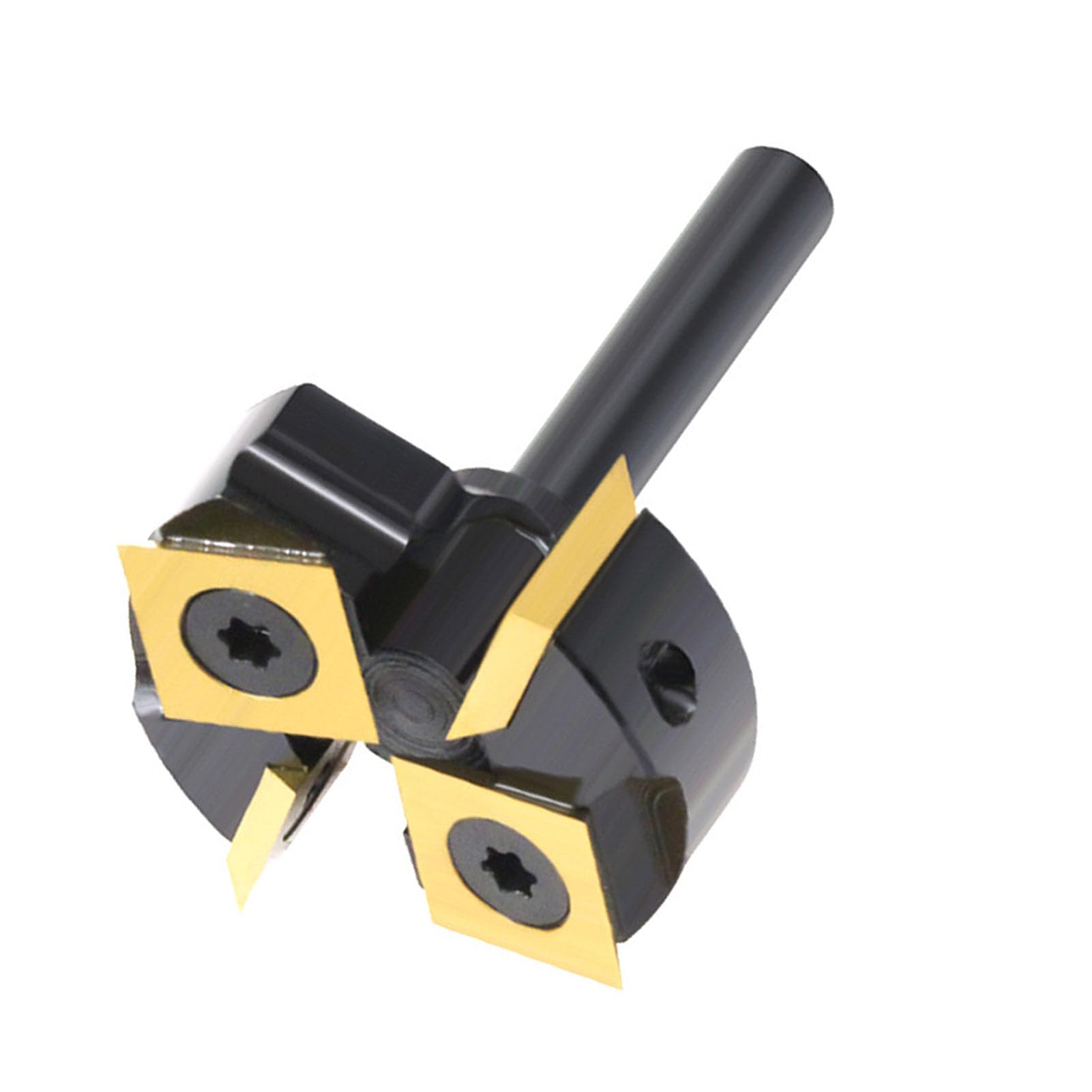 Gedourain Spoilboard Surfacing-Fräser, Effizient, 4 Rillen, 1-3/8 Zoll, Ti-beschichtet, Zum Glätten von Abfallbrettern, CNC-Maschinen, Legierter Stahl für Holzbearbeitungsprojekte