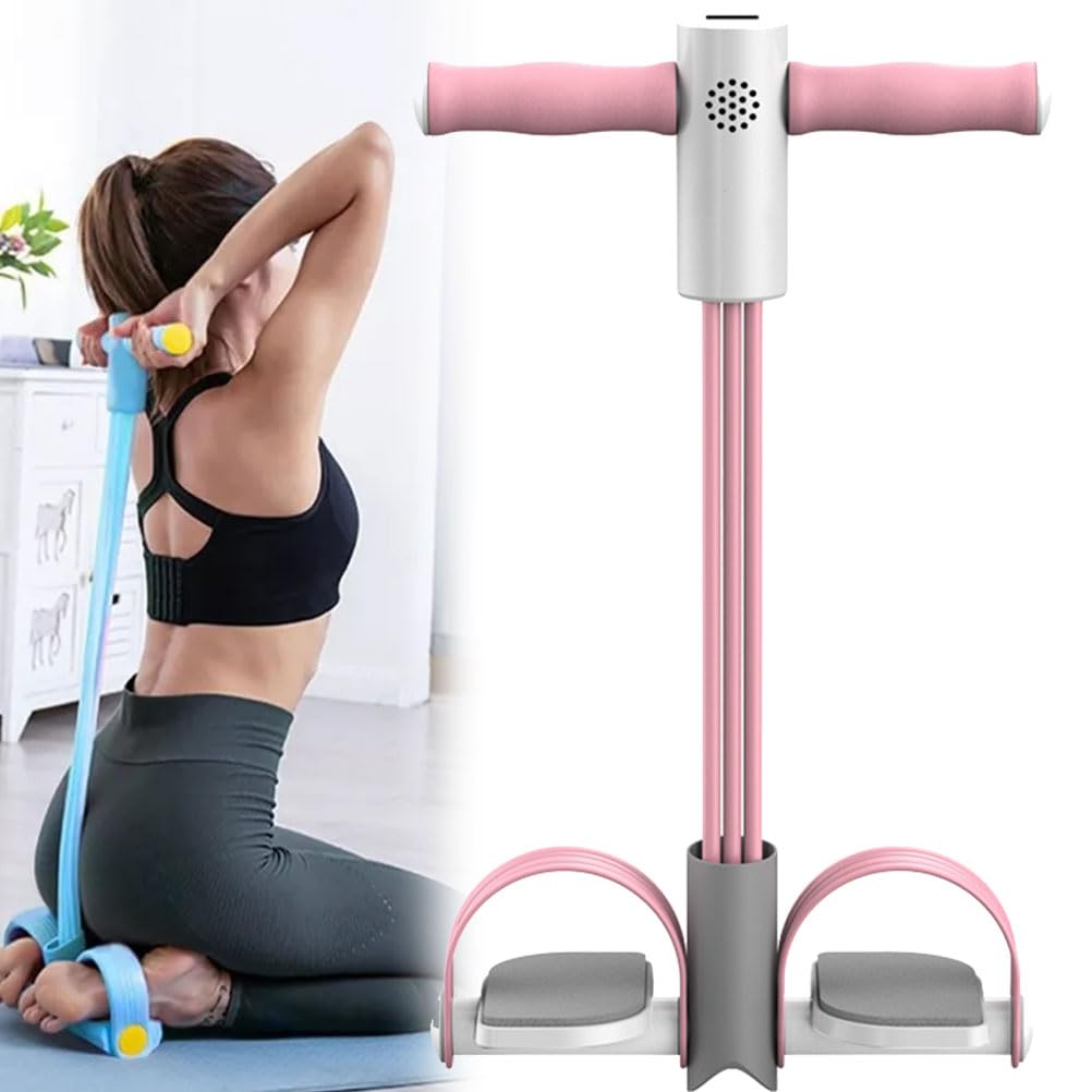 Multifunctional Pedal Puller Resistance Rope,Resistance Pedal Rope Puller,Foot Pedal Resistance Band,Fitness Pedal Ankle Puller for Women Men