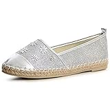  topschuhe24 Femmes Chaussures Ballerines, Pointure:36 EU, Couleur:Silver