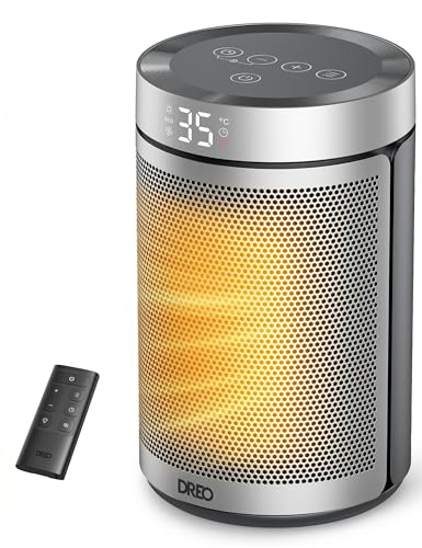 DREO セラミックヒーター 【小型 足元ヒーター・2025冬新型】...