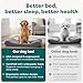 FurHaven Orthopedic Dog Bed for Large Dogs, Luxe Lounger Contour Mattress with Solid Orthopedic Foam Slab for Joint Support, Removable Washable Cover, Jumbo XL, Plush Suede, Gray