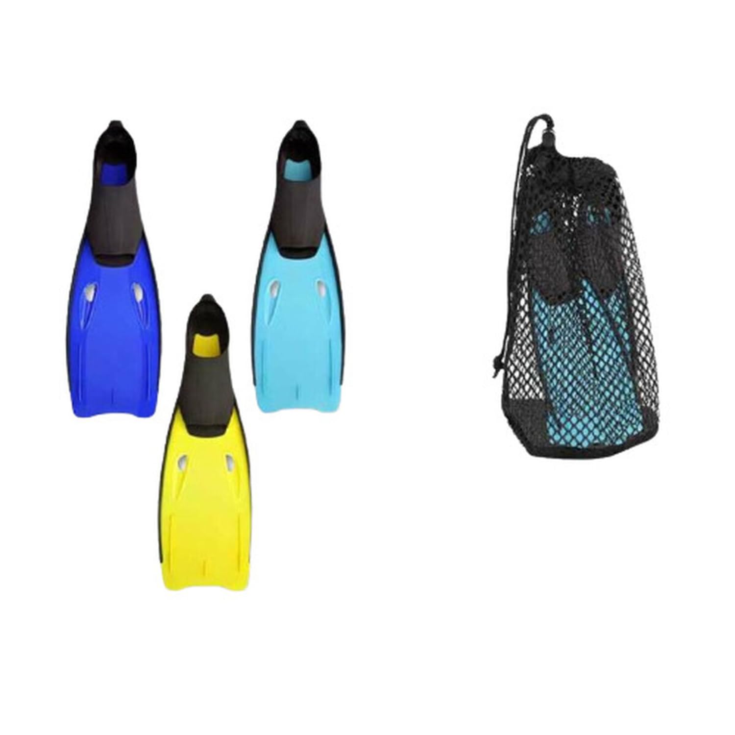 BigBuy Outdoor S2428582 Fins, Adults Unisex, Multicoloured, Standard