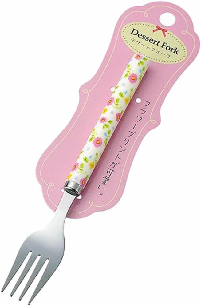 エコー金属(Eko Kinzoku) Echo Metal 1859-144 Plastic Pattern Dessert Fork (Flower)