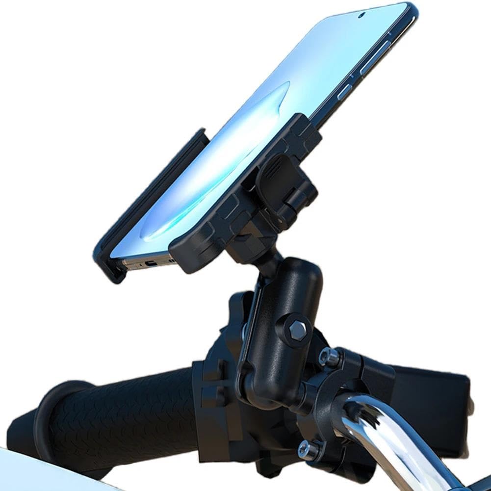 Supporto Telefono Moto Lega Di Alluminio Antivibrante Regolabile Accessori Ciclismo