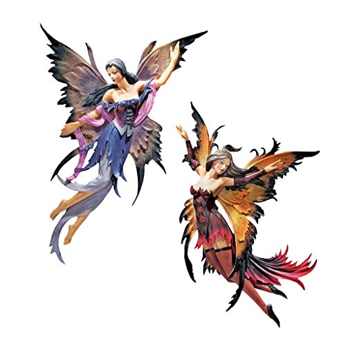 Design Toscano Fairies of the Enchanted Grove Wall Sculptures Set Includes: Rowan