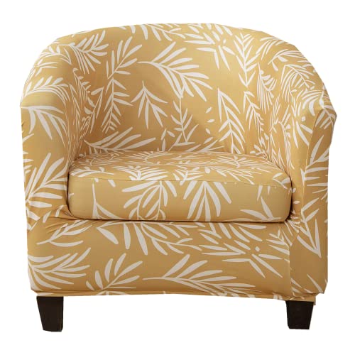 Mingfuxin 2 Piece Stretch Printed Tub Chair Cover