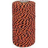 Halloween Twine Orange and Black Baker String 328 Feet 2mm Cotton Twine String for Gift Wrapping DIY Crafts Home Decoration String Art Gardening