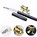 Dealzip Inc® 38inch Mini Portable Pocket Aluminum Alloy Fishing Rod Pen(Black)