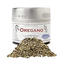 Oregano | All Natural, Non GMO Spice | Hand Packed in Small Batches | Grown & Made in USA | Not Irradiated, Ultra Premium Seasoning | Unique Magnetic Tin | Sustainably Sourced | Gustus Vitae | #17