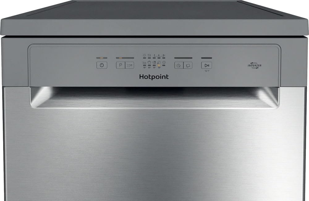Hotpoint Ariston - Lavastoviglie 14 coperti, 60 cm, Inox [Classe efficienza energetica] - H2F HL626 X