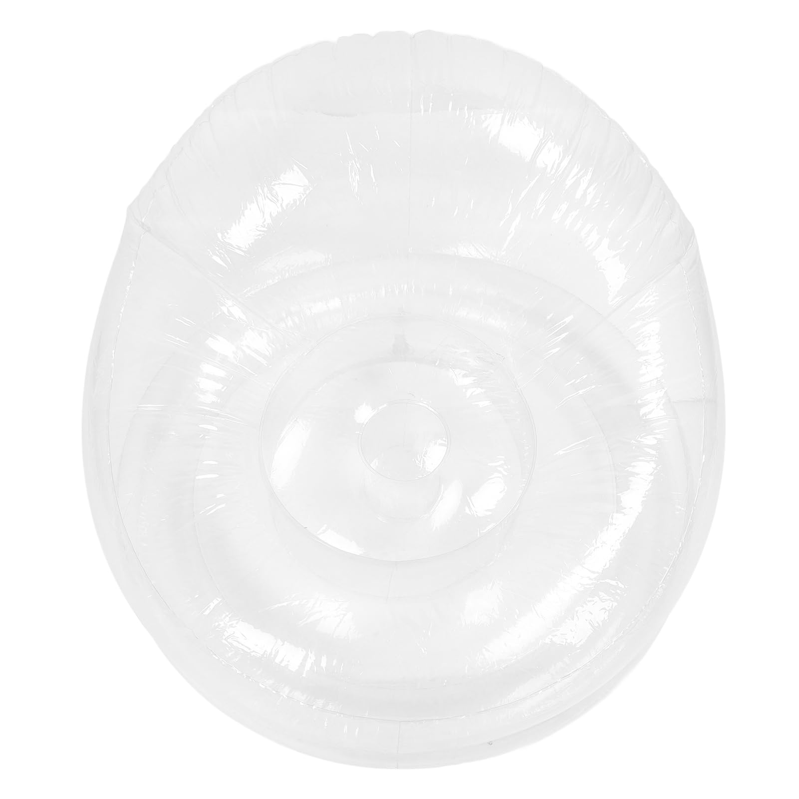 Sxhlseller Silla Inflable Transparente Sofá Inflable de PVC Transparente |Asientos Ergonómicos Interiores y Exteriores para la Playa del Patio de la Piscina