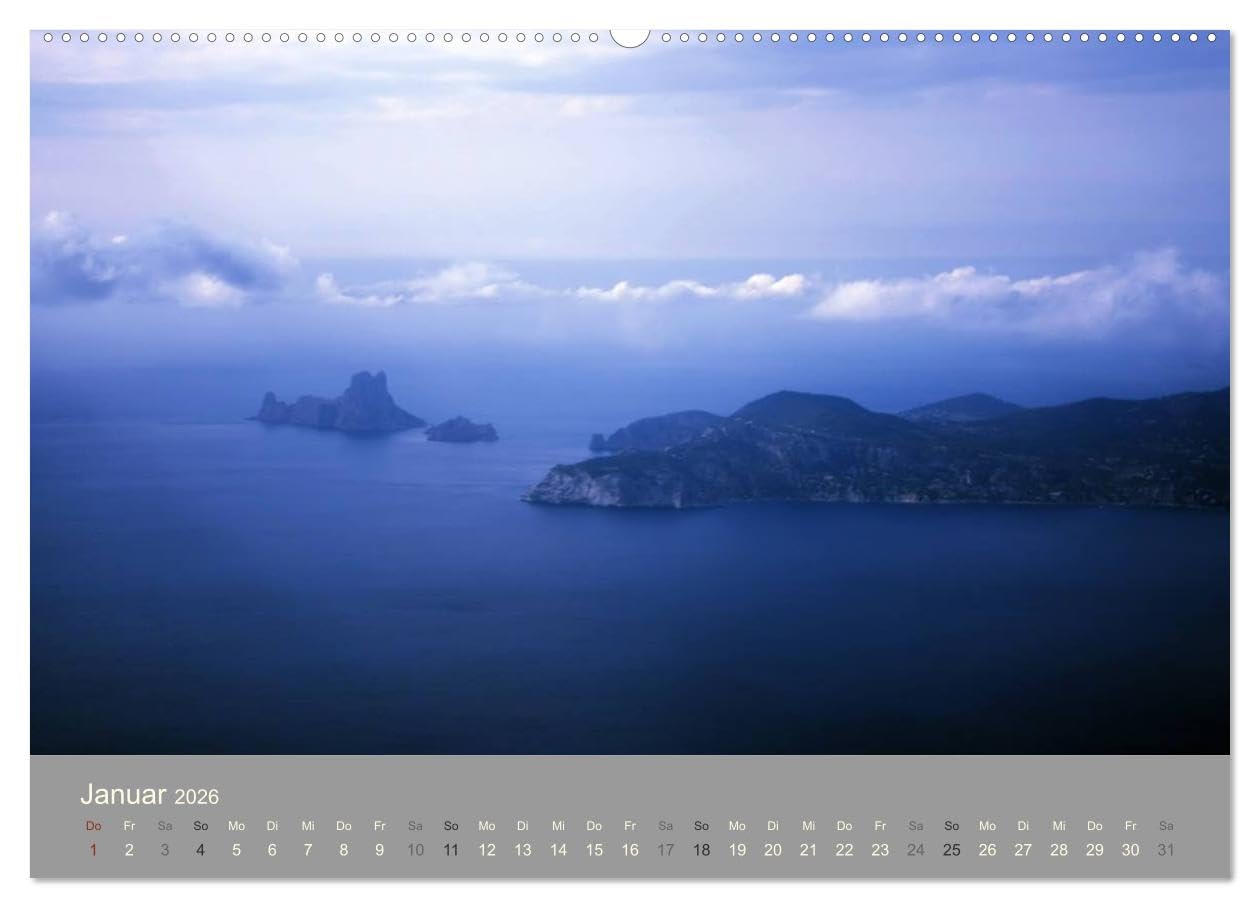 Ibiza - Spanien (hochwertiger Premium Wandkalender 2026 DIN A2 quer), Kunstdruck in Hochglanz: Nicht nur eine Partyinsel! (CALVENDO Orte)