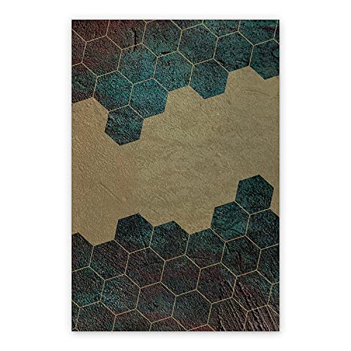 Tapis en vinyle cuisine 90x135 lino salle de bain et manger Tranches de Miel