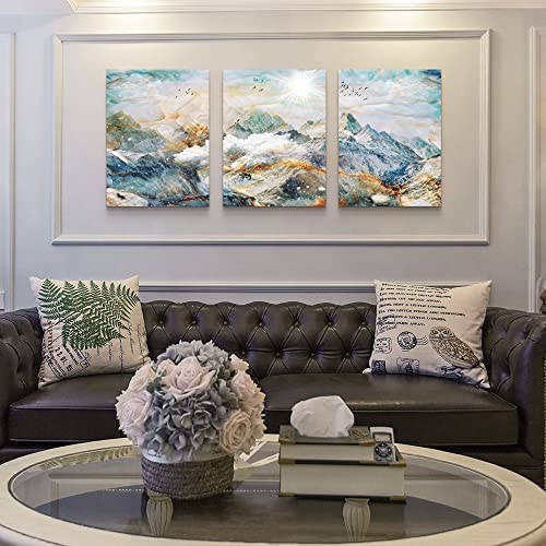 DZRWUBHS Abstract Canvas Wall Art - Large Size Decor for Living Room, Bedroom & Office - 20x28, 3 Piece Set
