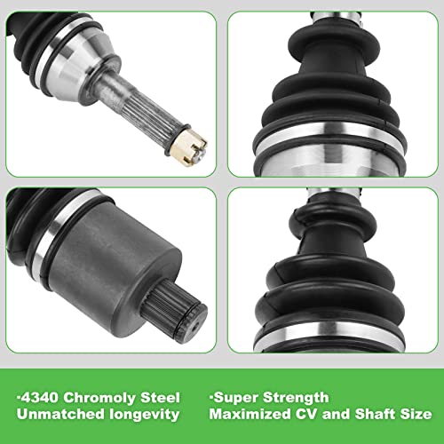 Image of CV Axle 2 Front & 2 Rear Full Set for Polaris 2013-2018 Ranger 900 XP /Crew, 2017-2018 Ranger Crew XP 1000, 2015 Ranger 570 Full Size, Drive Half Shaft Assembly Replaces for 1332637 1332947