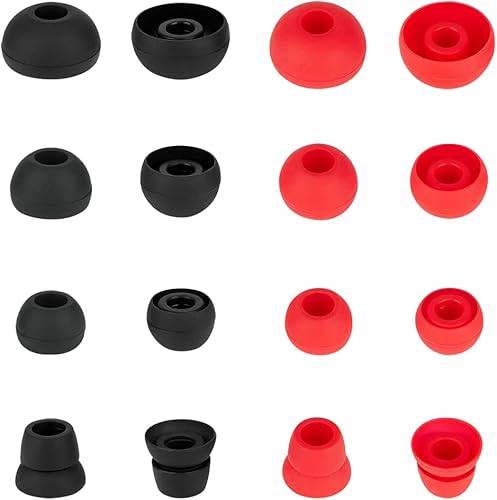 Miniatura 2 de Auriculares de silicona de repuesto, almohadillas de oído compatibles con Powerbeats 123 Wireless Beats by Dre, puntas de auriculares (8 pares)