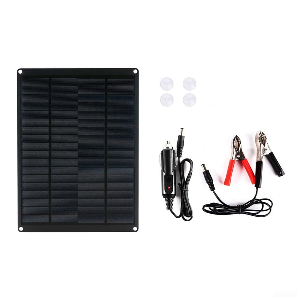 Chargeur solaire étanche 20W 5V avec clips pour activités outdoor