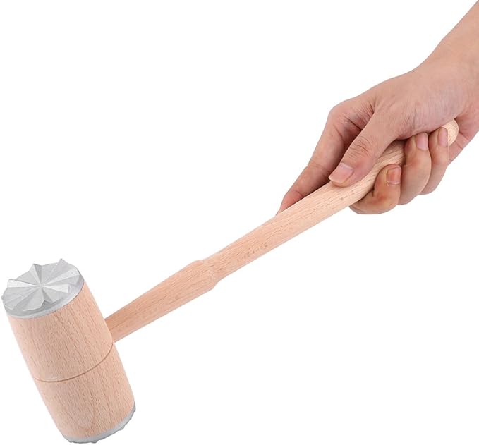Martillo Ablandador de Carne de Madera miniatura 3