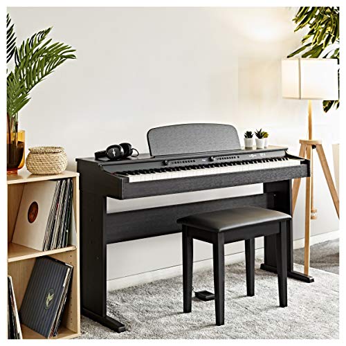 Pack avec Piano Numérique DP-6 par Gear4music et Tabouret - Les Beatles, Paul McCartney, John Lennon, RIngo Starr, George Harrison Pack avec Piano Numérique DP-6 par Gear4music et Tabouret – Image 3