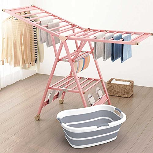ddLUCK Multi-Functional Collapsible Pet Bathtub with Drainage Hole, 3 Handled Dog Bath Tub, Portable Indoor Outdoor Foldable Washing Tub Bathing Tub Small Pets Bathtub for Puppy Small Dogs Cats