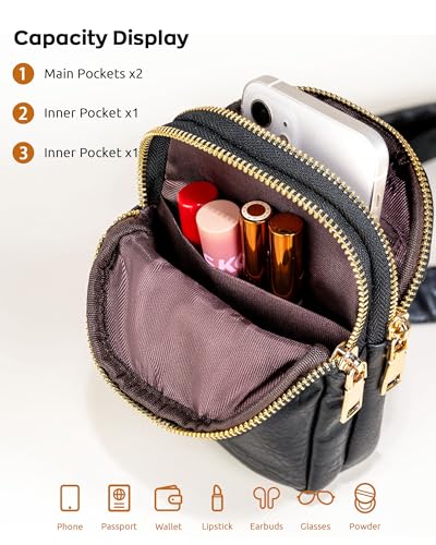 Image of Gifts for 12 13 14 15 16 Year Old Teen Girls, Initial Crossbody Purses for Women, Mini Lightweight Sling Bag, Leather Waterproof, Adjustable Strap, Cute Trendy Stuff, Ideal for Travel