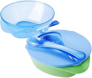 Kit 2 Pratos Fundos One The Go Verde com Azul Tommee Tippee - TT043, Multilaser, Azul com Verde