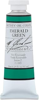 M. Graham & Co. GRM-11-103 Oil Paint, Emerald Green